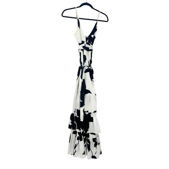 Hutch Guthrie Sleeveless Floral V-Neck Side-Slit Maxi Dress Size 2 NWOT - Picture 8 of 13